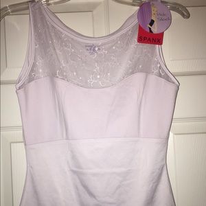 NWT SPANX Lace Bateau Tank